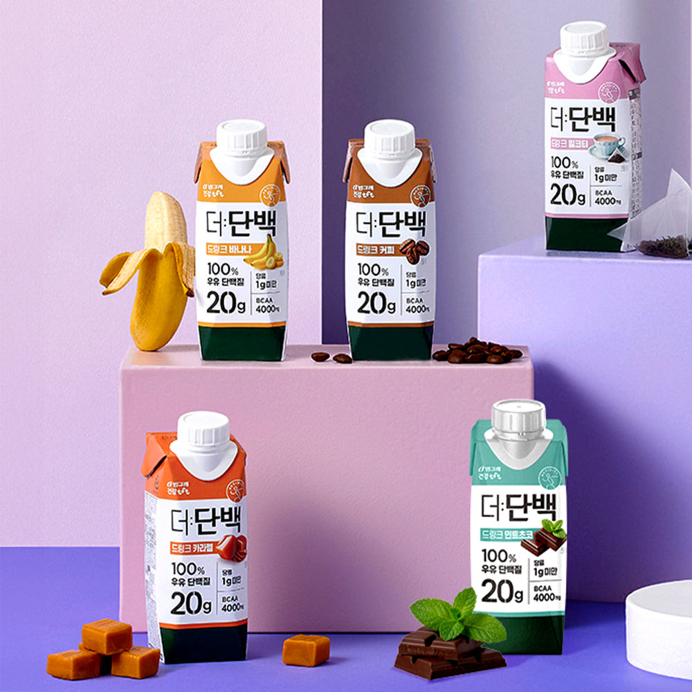 더단백 커피맛과 바나나맛