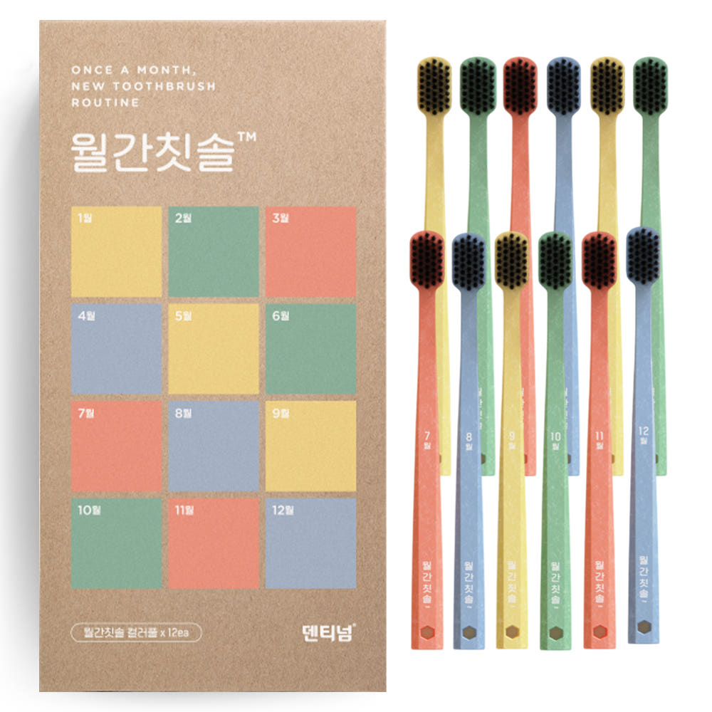 월간칫솔 12개입 패키지