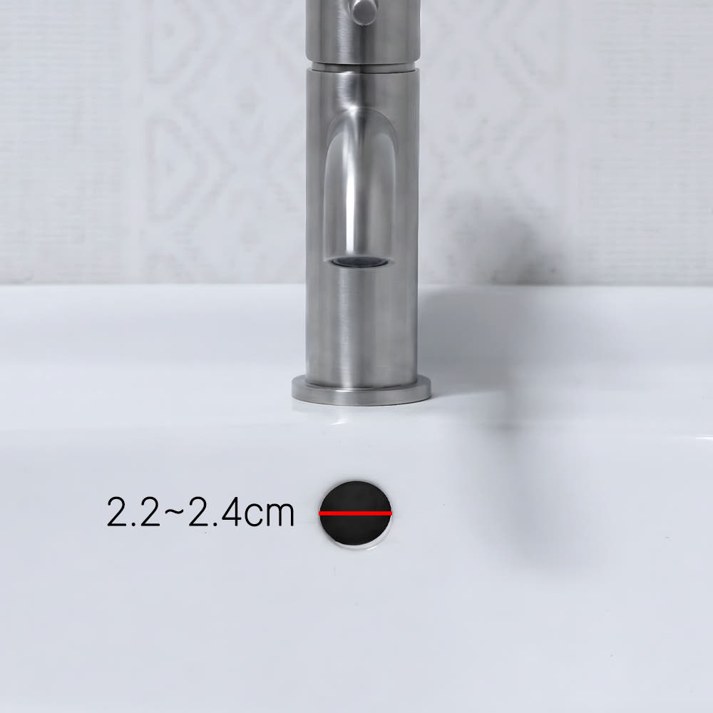 세면대 구멍 크기 2.2~2.4cm 안내