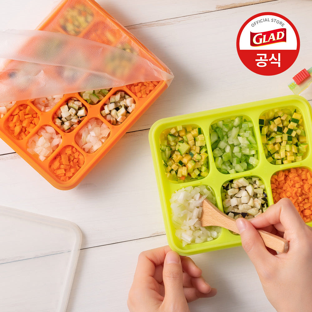 소분한 식재료를 덮는 매직랩
