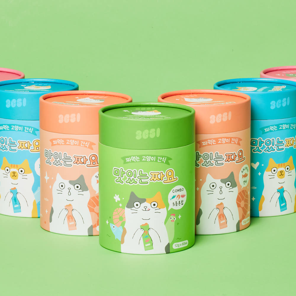 맛있는 짜요 통 여러 개