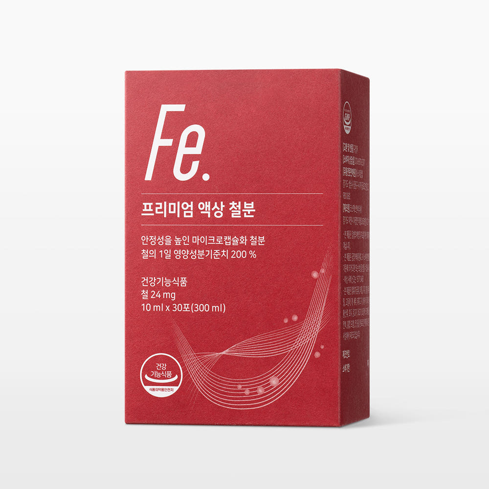 뉴트리모어 프리미엄 액상 철분 10ml 30포 상자