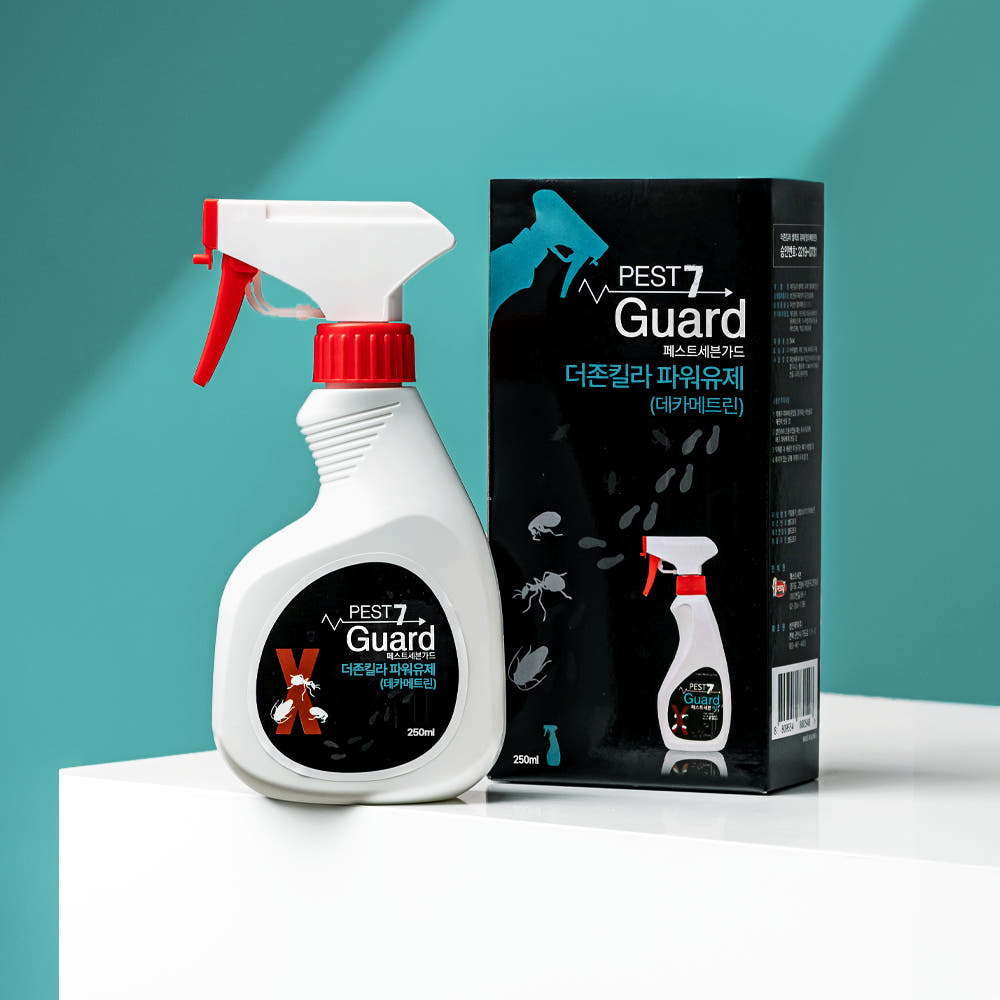 페스트세븐가드 250ml 스프레이와 박스