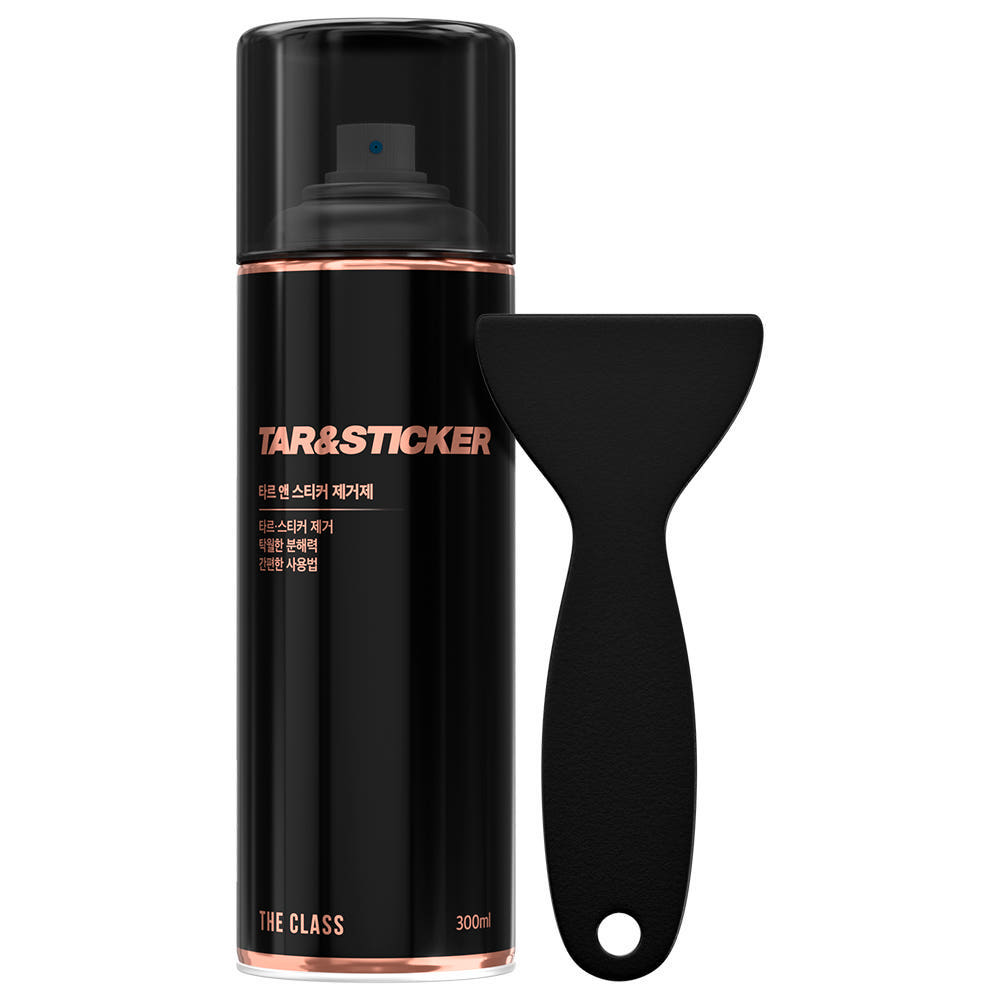 더클래스 타르앤스티커 300ml 스프레이와 플라스틱 주걱
